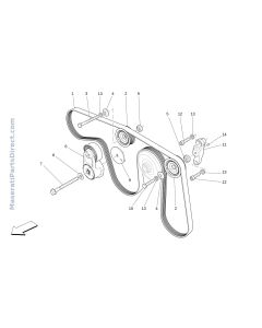 01.11 - 1 - AUXILIARY DEVICE BELTS