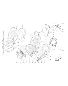 09.40 - 1 - FRONT SEATS: TRIM PANELS