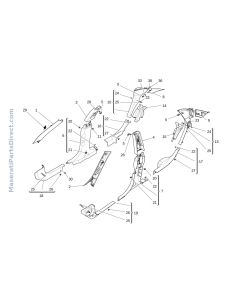 09.44 - 1 - PASSENGER COMPARTMENT B PILLAR TRIM PANELS AND SIDE PANELS