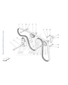 01.11 - 1 - AUXILIARY DEVICE BELTS