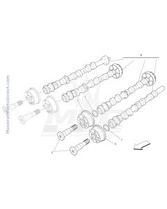 01.23 - 2 - LH CYLINDER HEAD CAMSHAFTS