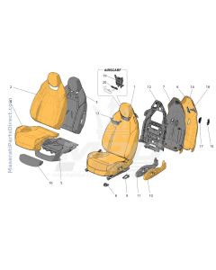 09.40 - 1 - FRONT SEATS: TRIM PANELS