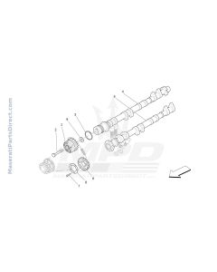 01.23 - 2 - LH CYLINDER HEAD CAMSHAFTS