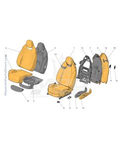 09.40 - 1 - FRONT SEATS: TRIM PANELS