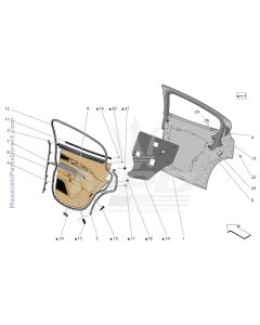 09.32 - 1 - REAR DOORS: TRIM PANELS