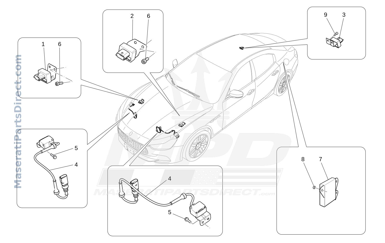 06.90 - 1 - ELECTRONIC CONTROL (SUSPENSION) Diagram