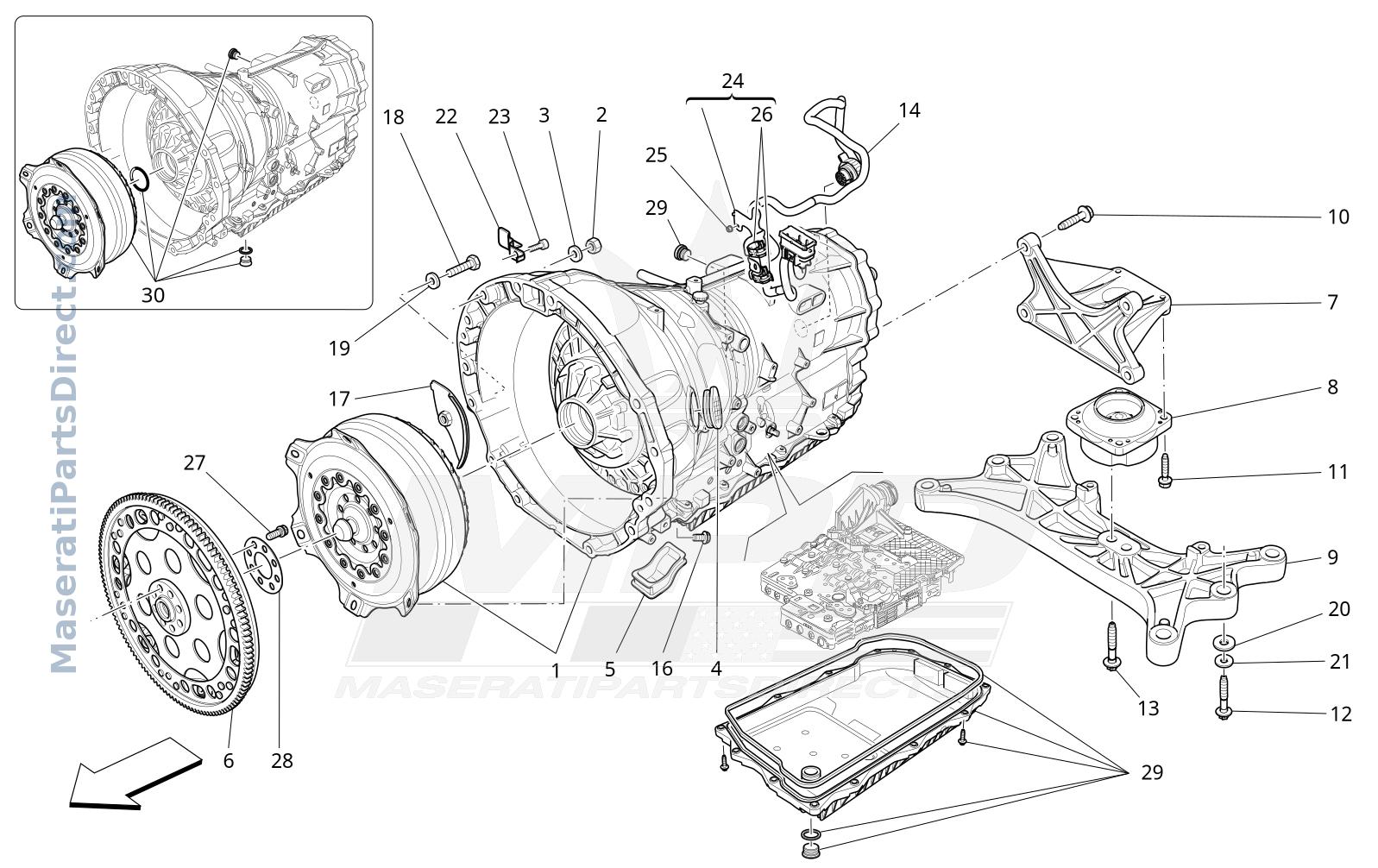 03.10 - 2 - GEARBOX HOUSINGS Diagram
