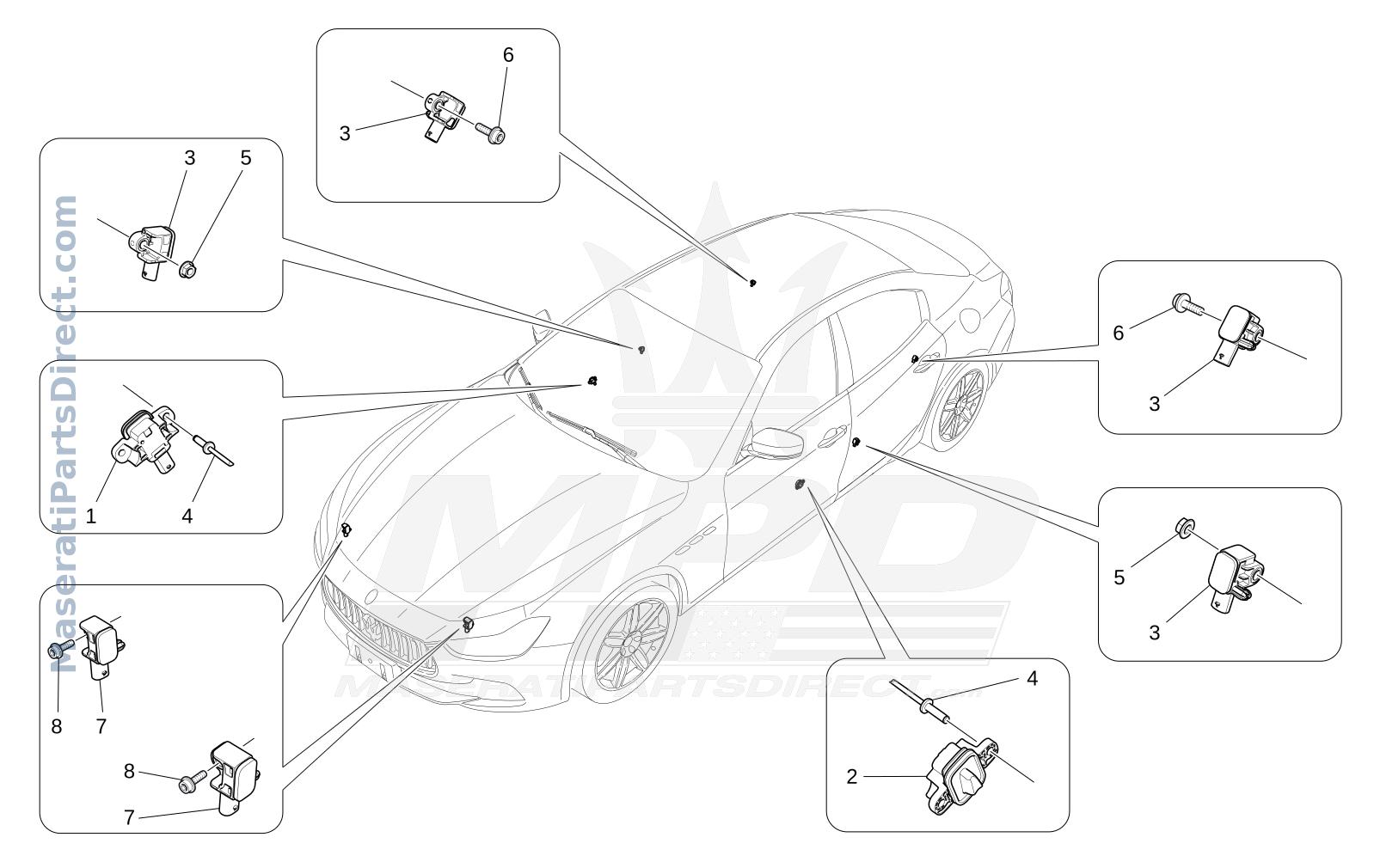 07.05 - 1 - CRASH SENSORS Diagram