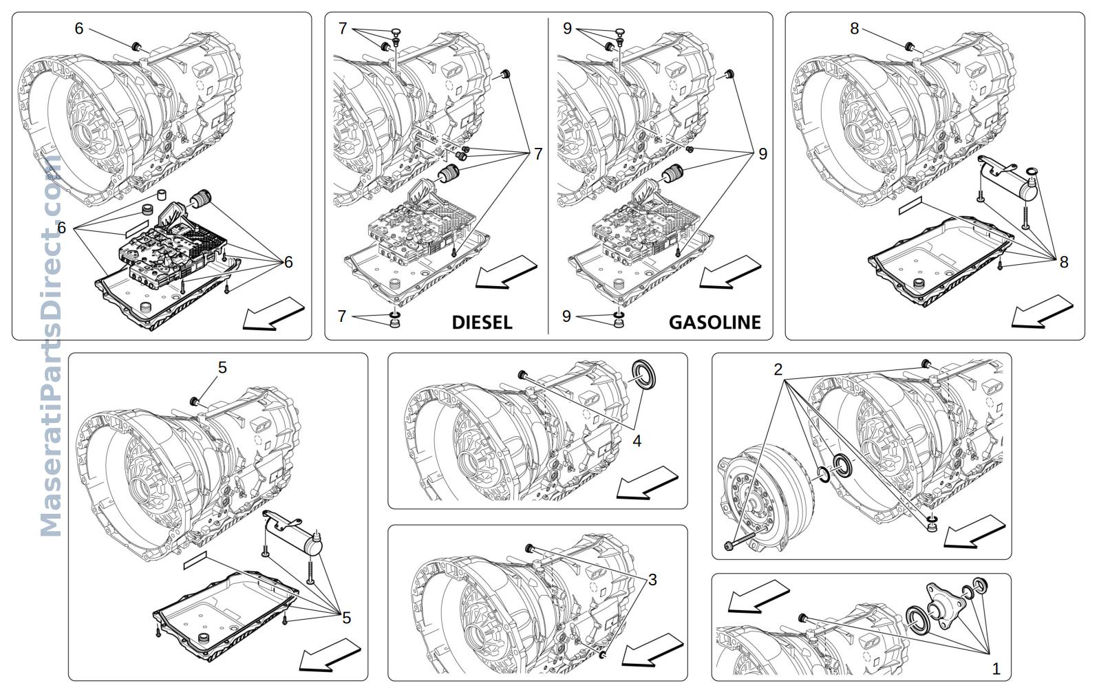 03.10 - 6 - GEARBOX HOUSINGS Diagram