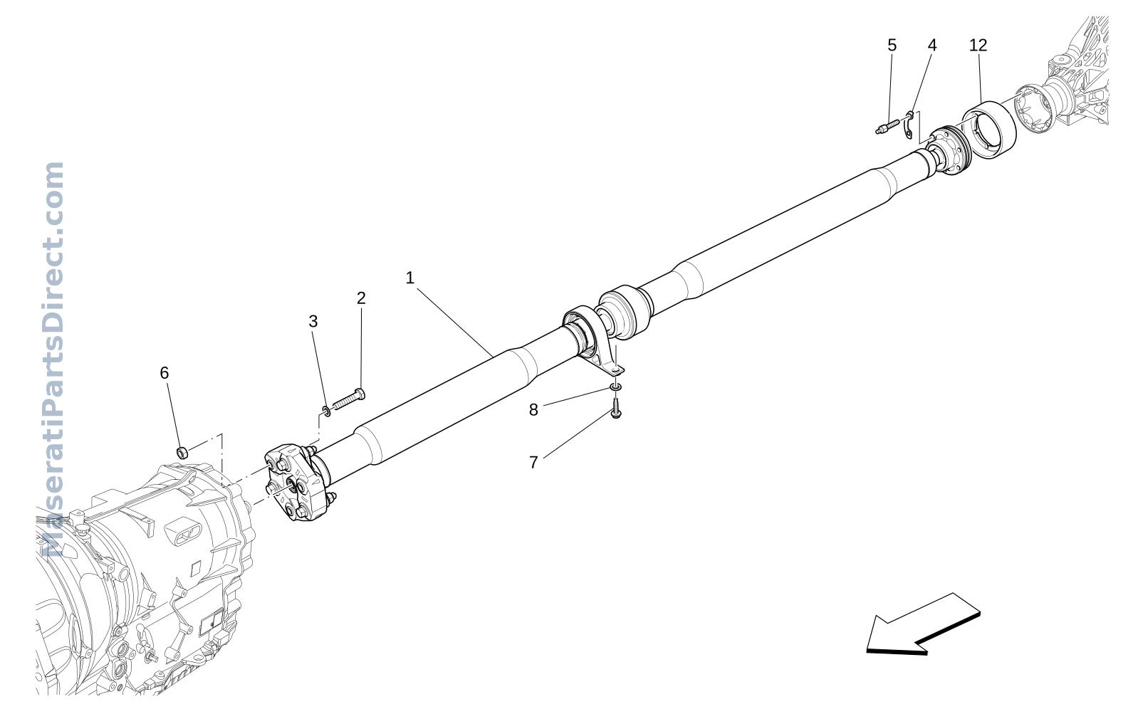 03.30 - 1 - TRANSMISSION SHAFT Diagram