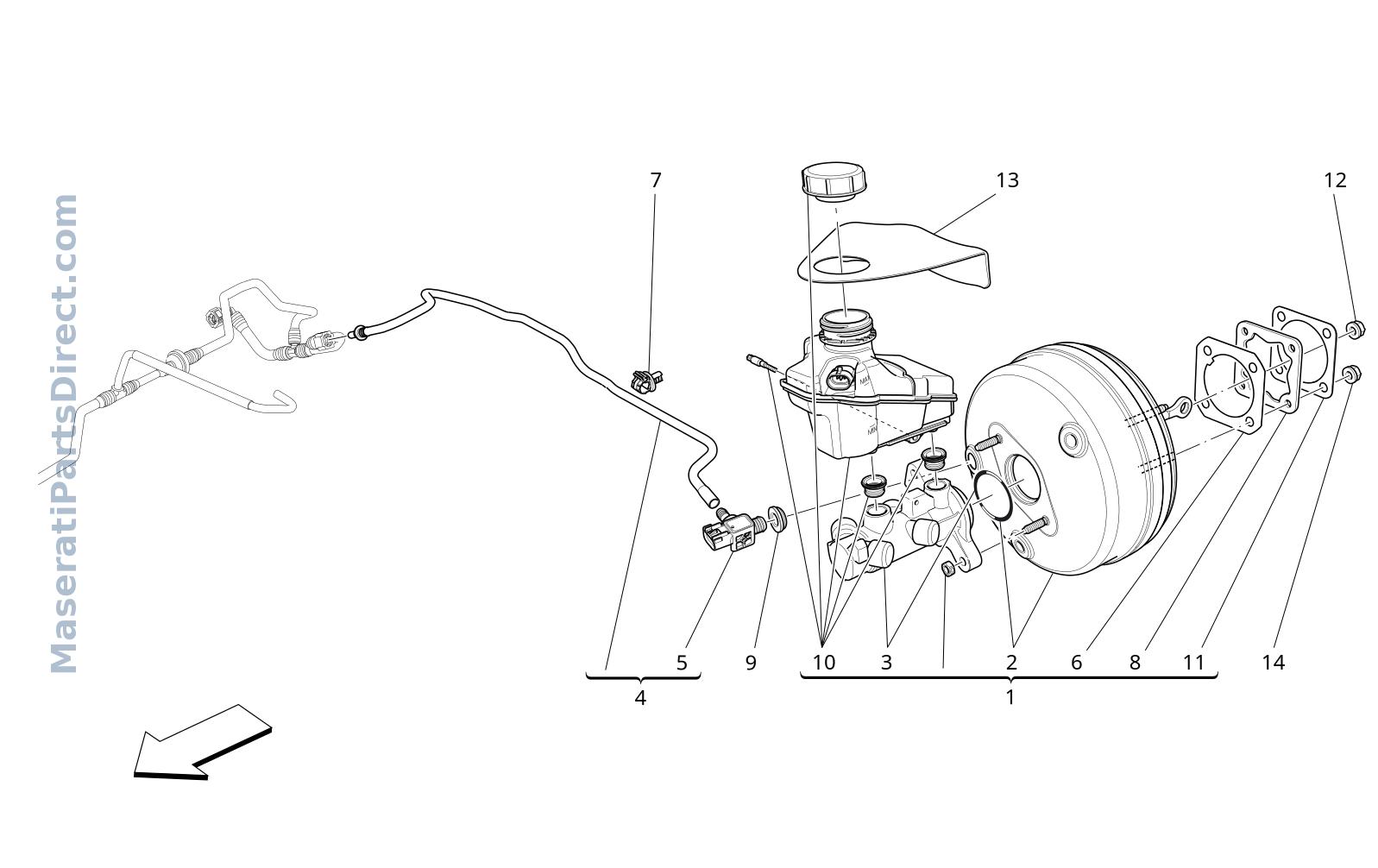 04.00 - 3 - BRAKE SERVO SYSTEM Diagram