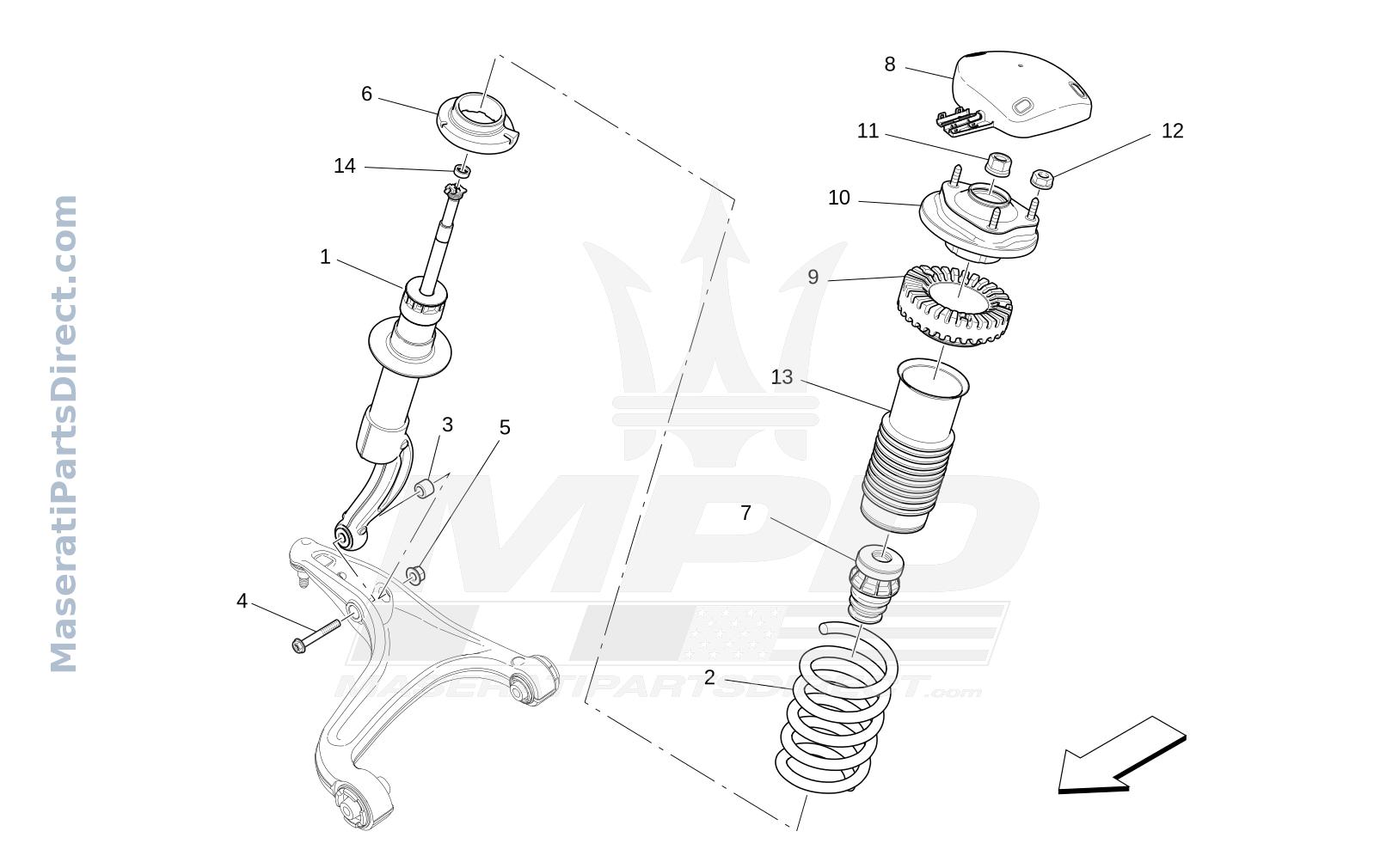 06.11 - 5 - FRONT SHOCK ABSORBER DEVICES Diagram