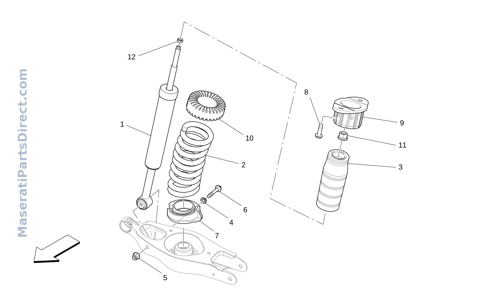 06.21 - 1 - REAR SHOCK ABSORBER DEVICES Diagram