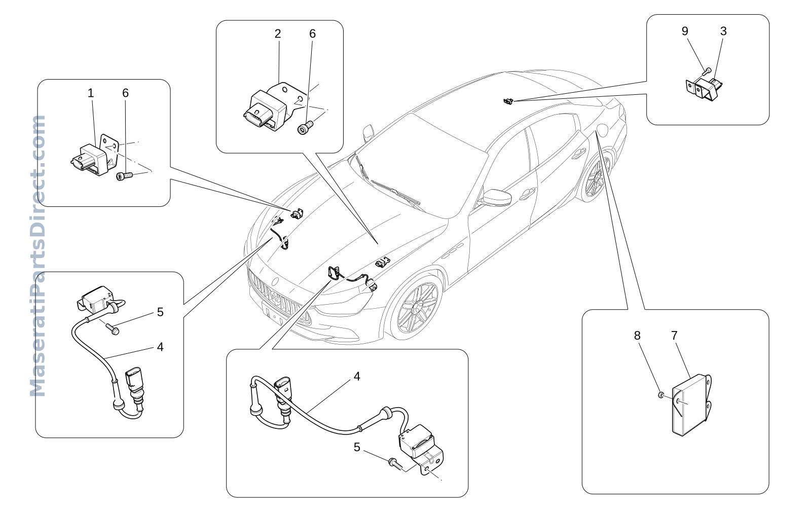 06.90 - 1 - ELECTRONIC CONTROL (SUSPENSION) Diagram