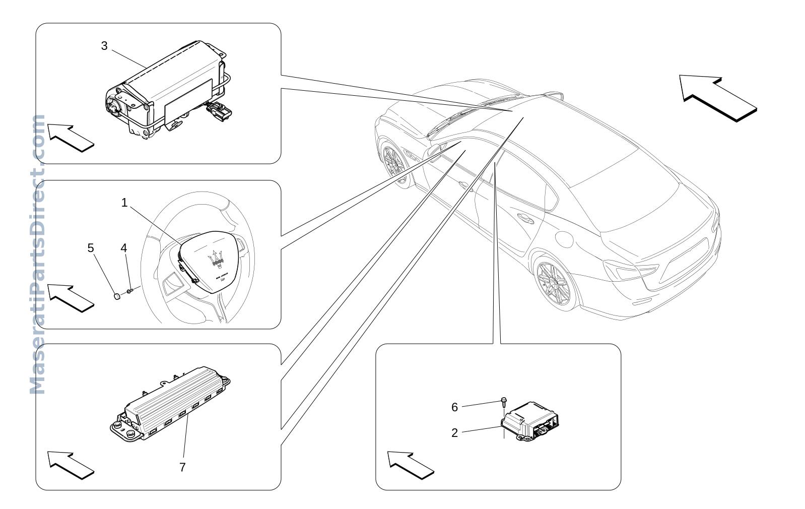 07.00 - 1 - FRONT AIRBAG SYSTEM Diagram