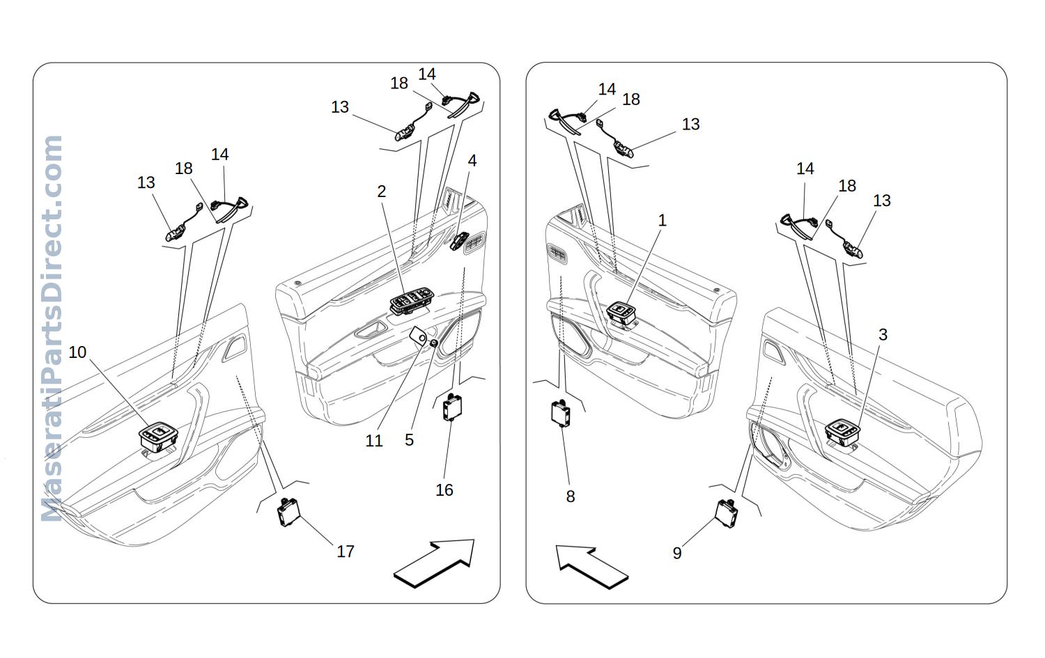 08.52 - 1 - DOOR DEVICES Diagram