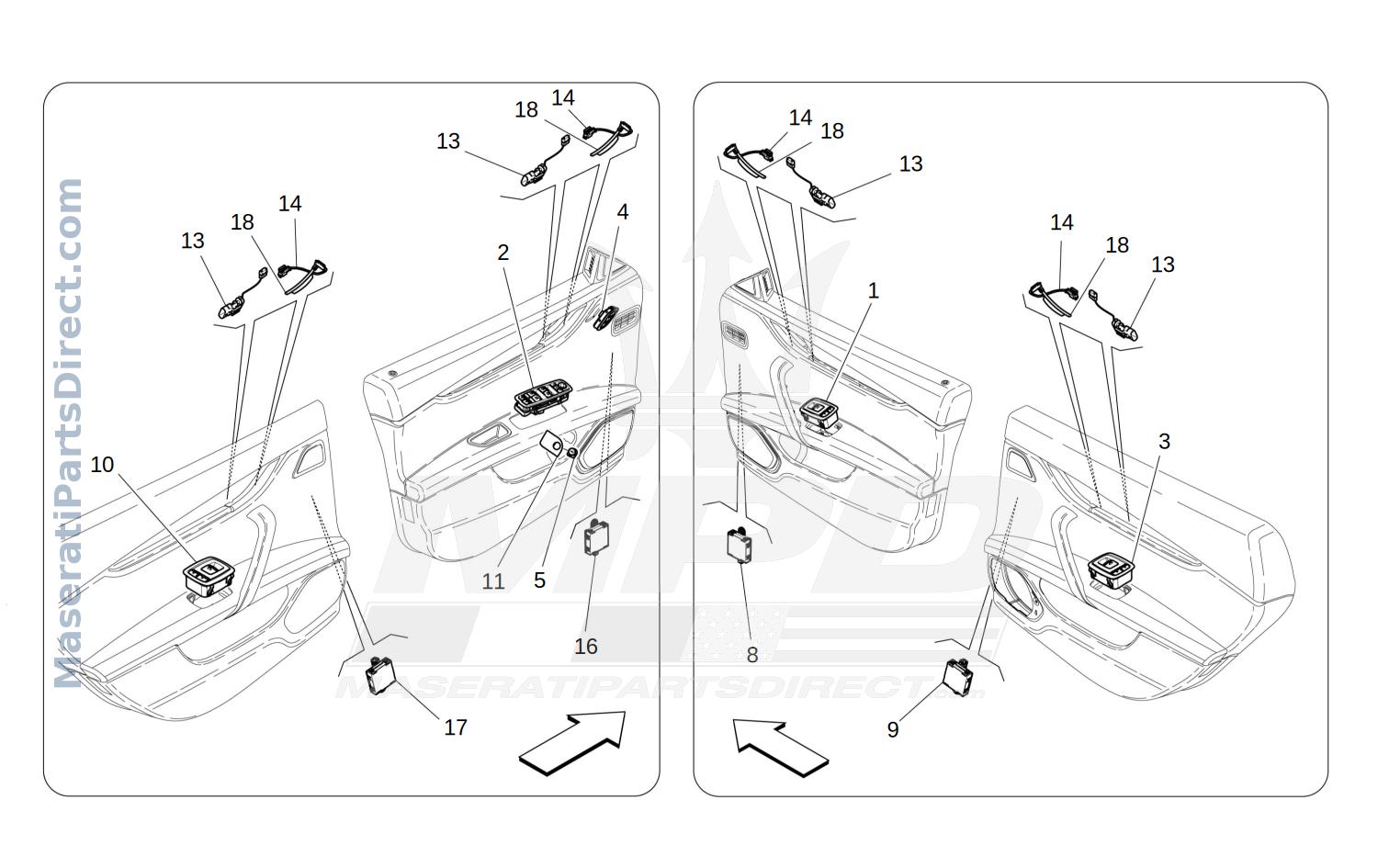 08.52 - 1 - DOOR DEVICES Diagram