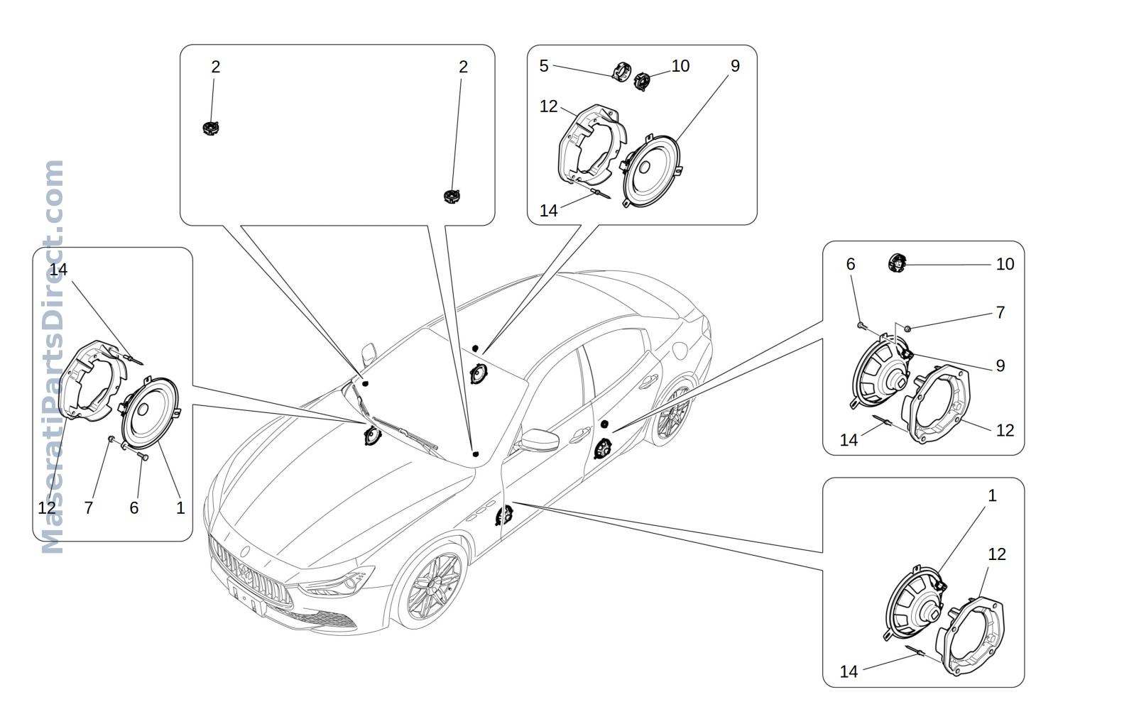08.70 - 1 - SOUND DIFFUSION SYSTEM Diagram