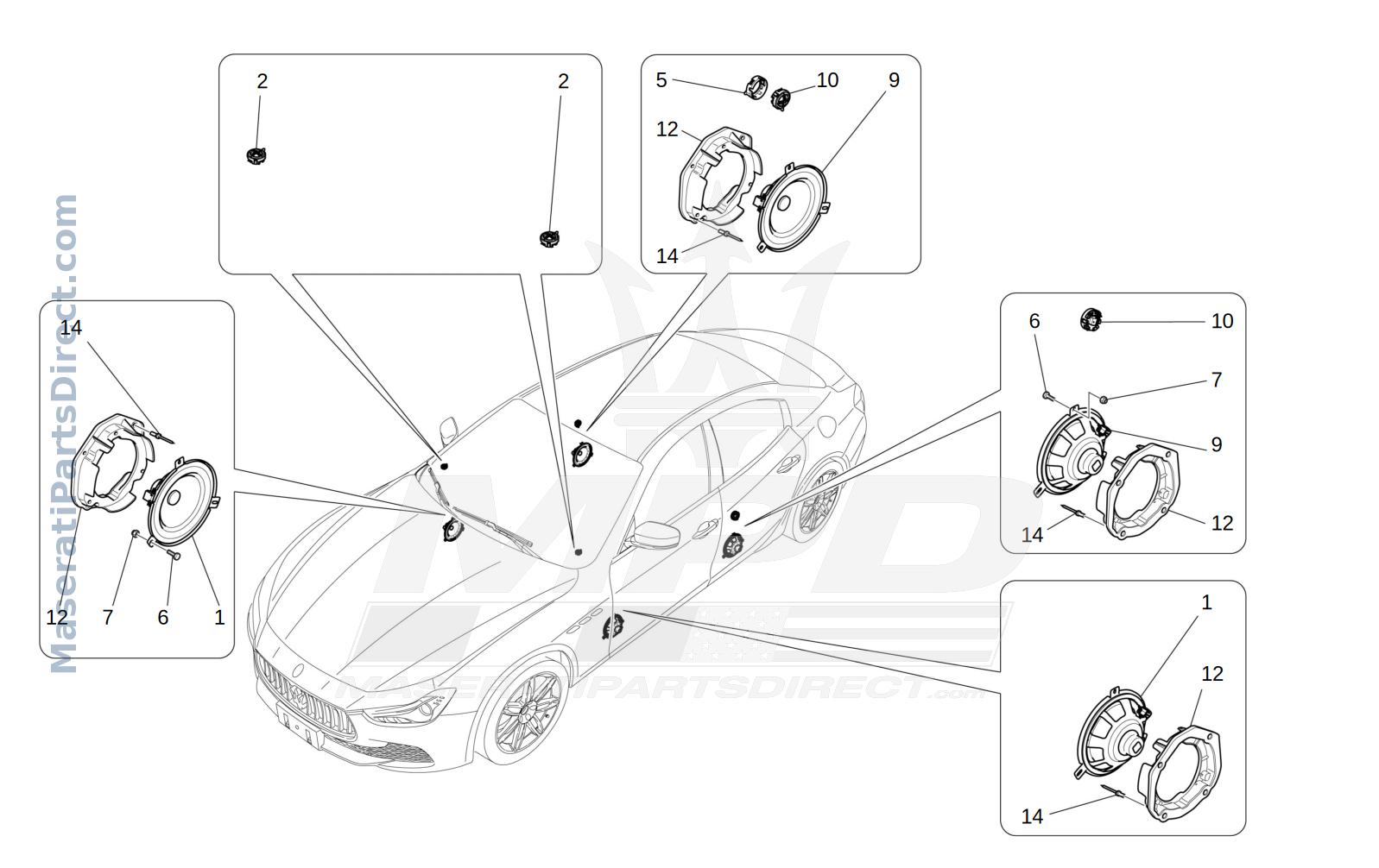 08.70 - 1 - SOUND DIFFUSION SYSTEM Diagram