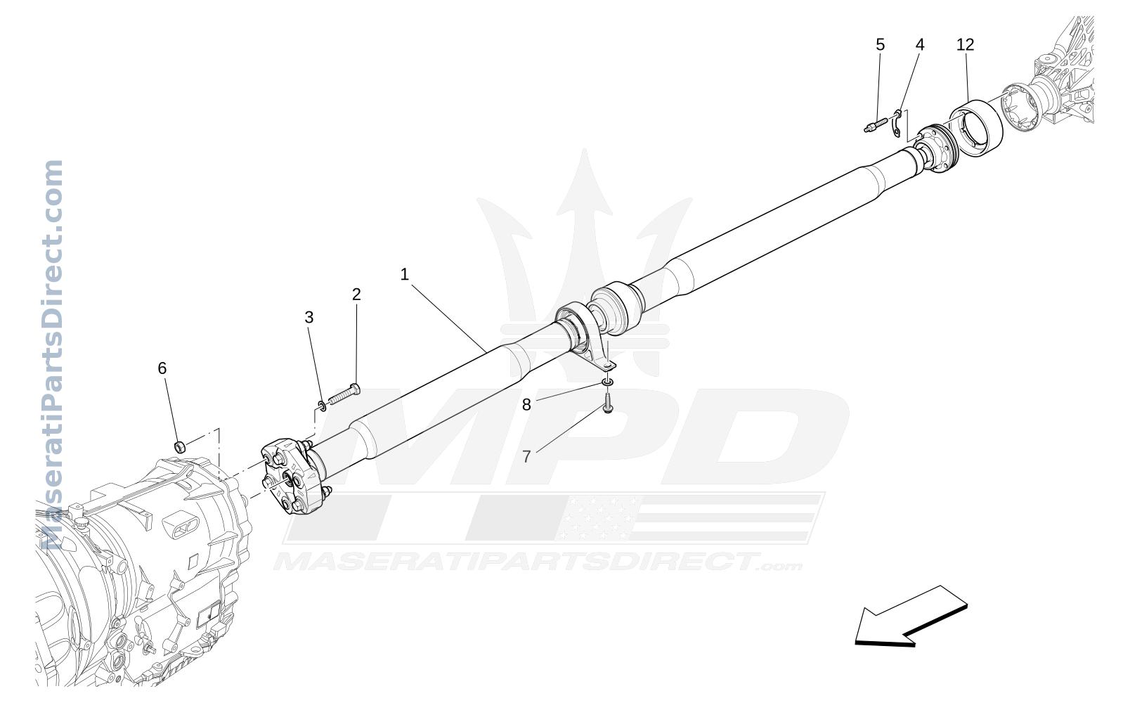03.30 - 1 - TRANSMISSION SHAFT Diagram