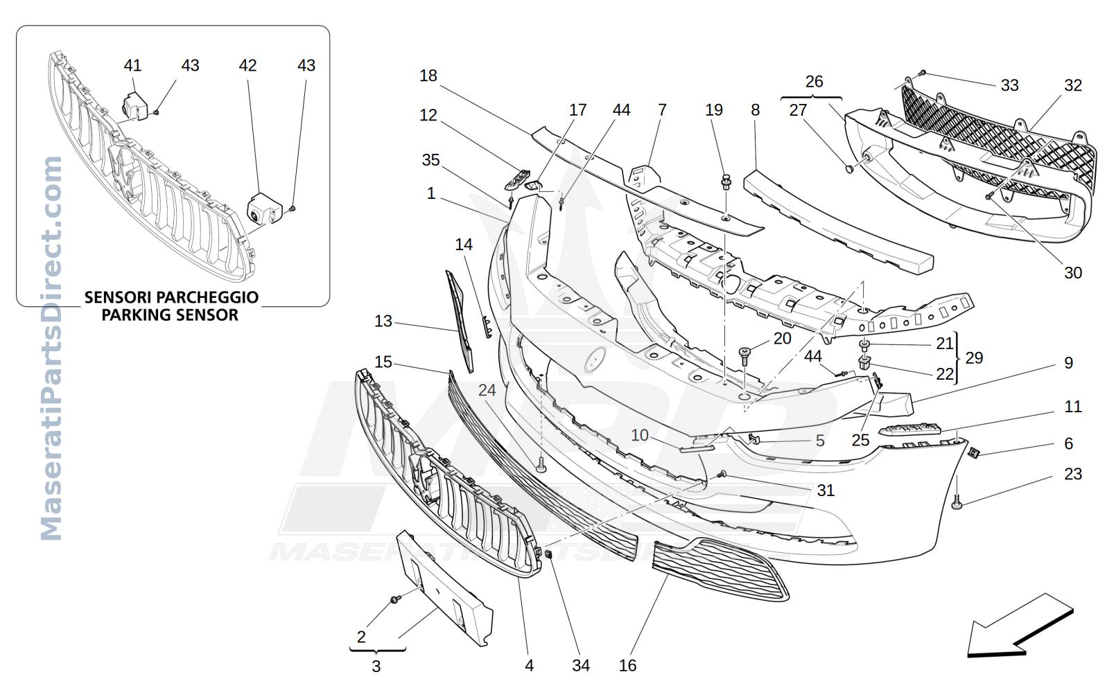09.10 - 2 - FRONT BUMPER Diagram