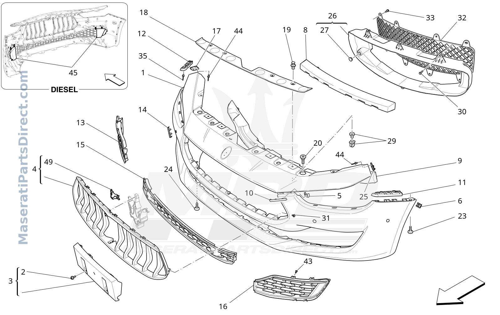 09.10 - 4 - FRONT BUMPER Diagram
