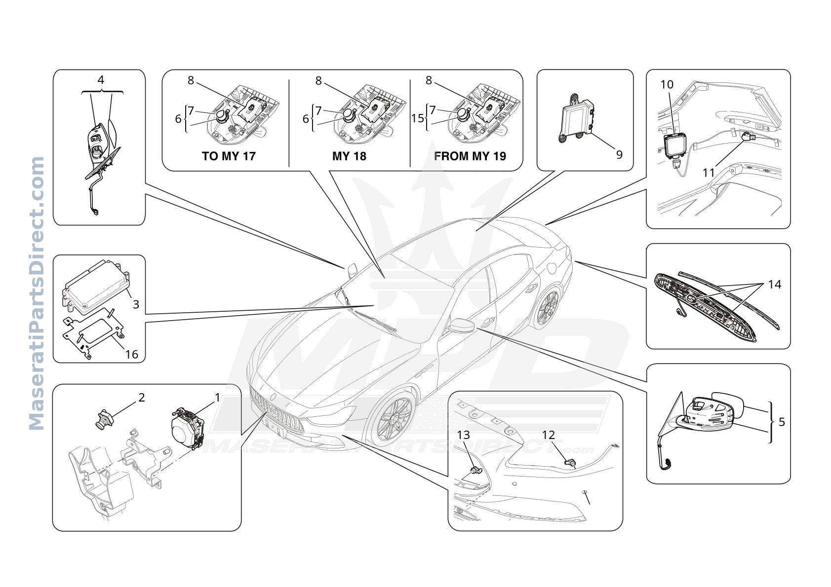 08.73 - 1 - DRIVE ASSISTANCE SYSTEM Diagram