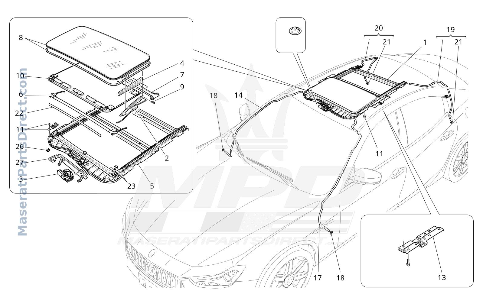 09.71 - 1 - SUNROOF Diagram
