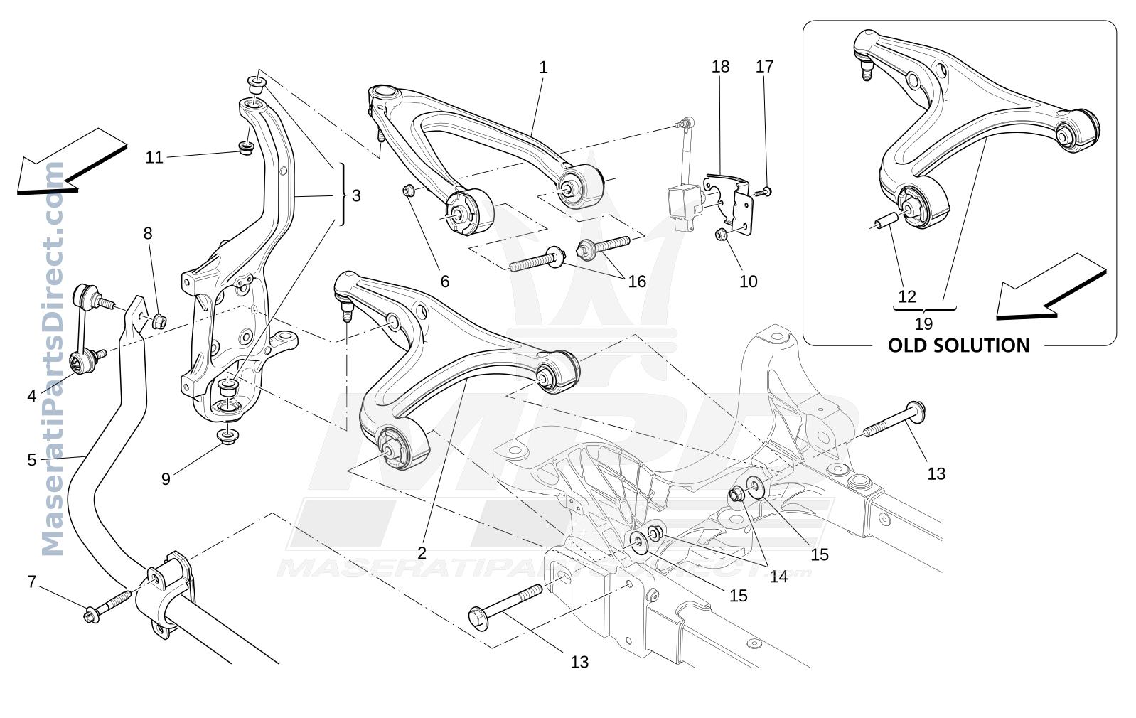 06.10 - 1 - FRONT SUSPENSION Diagram