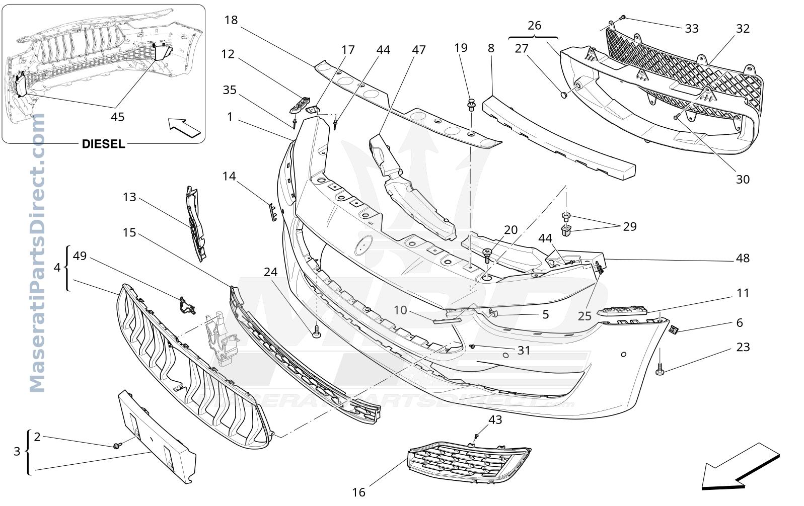 09.10 - 12 - FRONT BUMPER Diagram