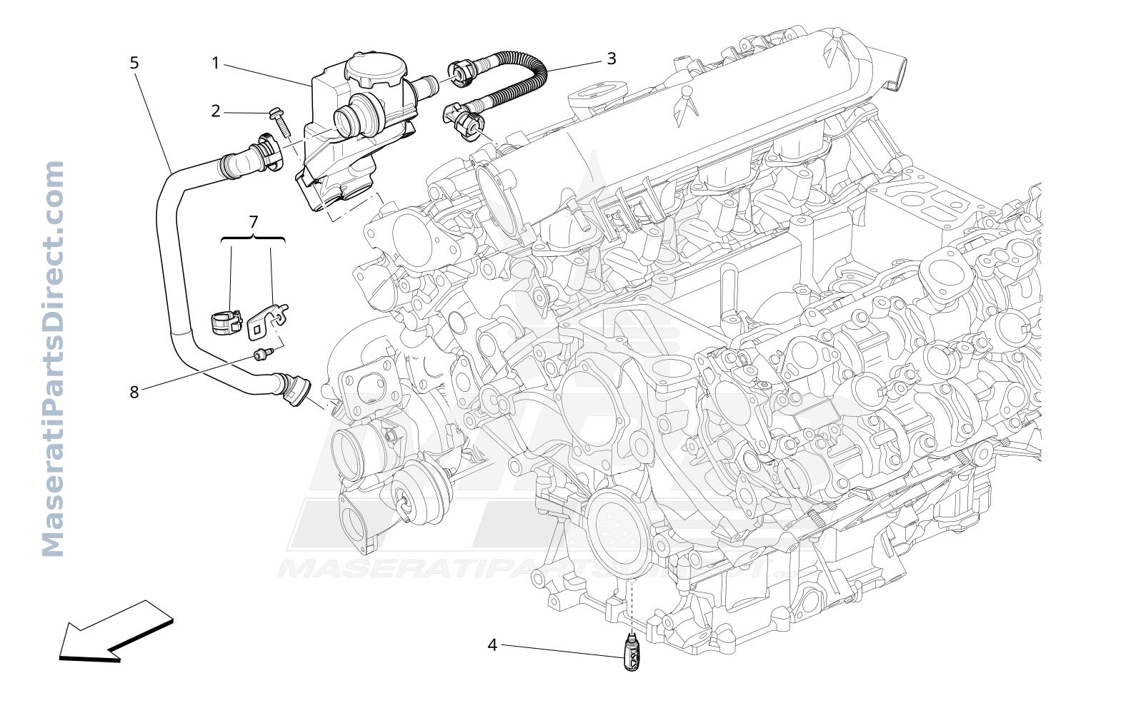 01.63 - 6 - OIL VAPOUR RECIRCULATION SYSTEM Diagram