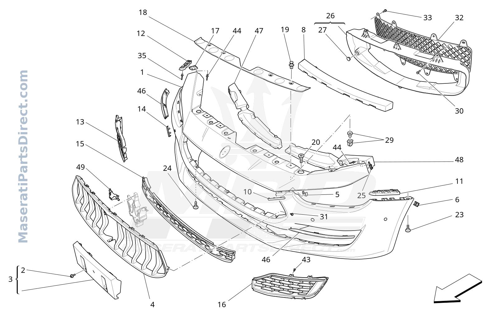 09.10 - 13 - FRONT BUMPER Diagram