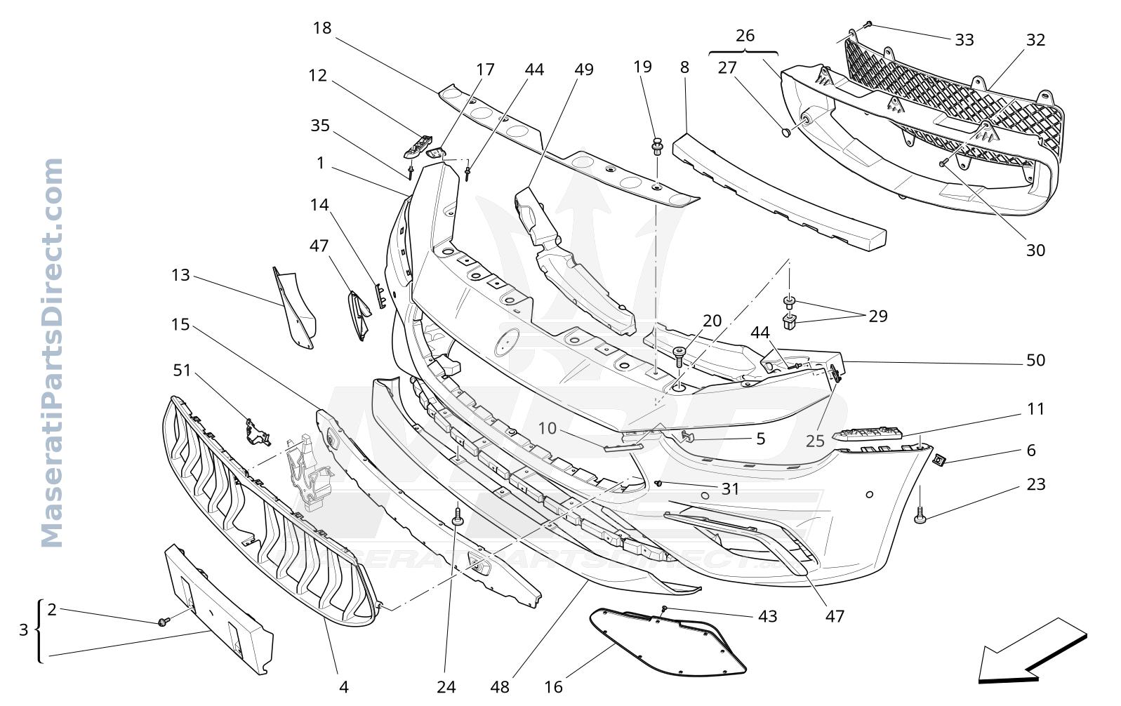 09.10 - 9 - FRONT BUMPER Diagram