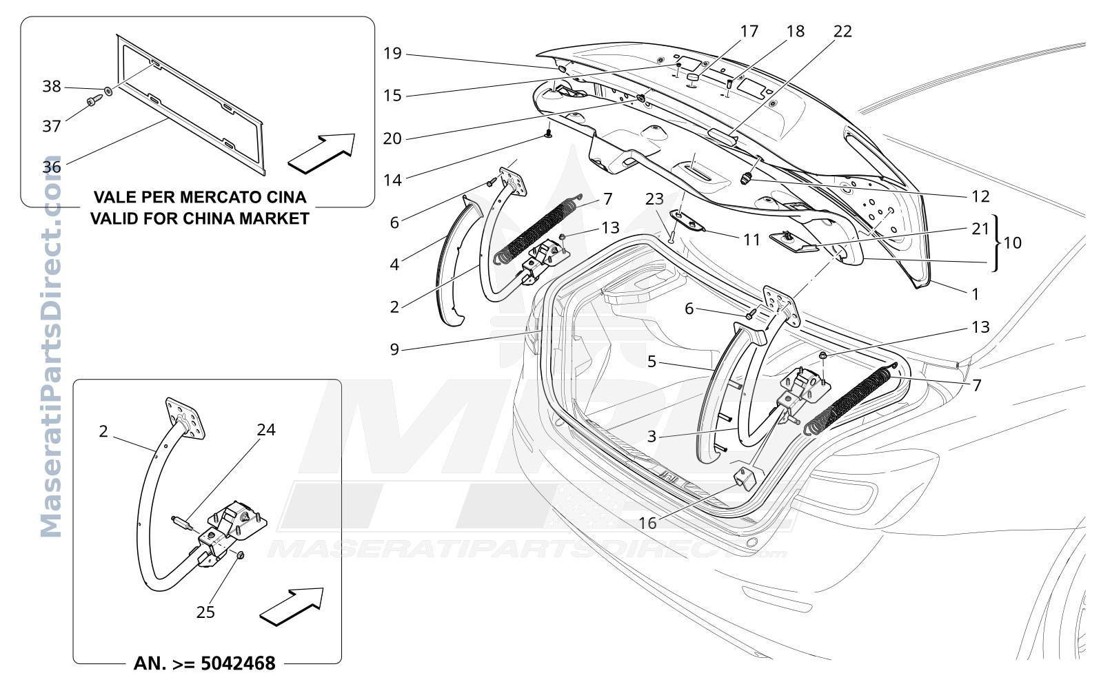 09.21 - 1 - REAR LID Diagram
