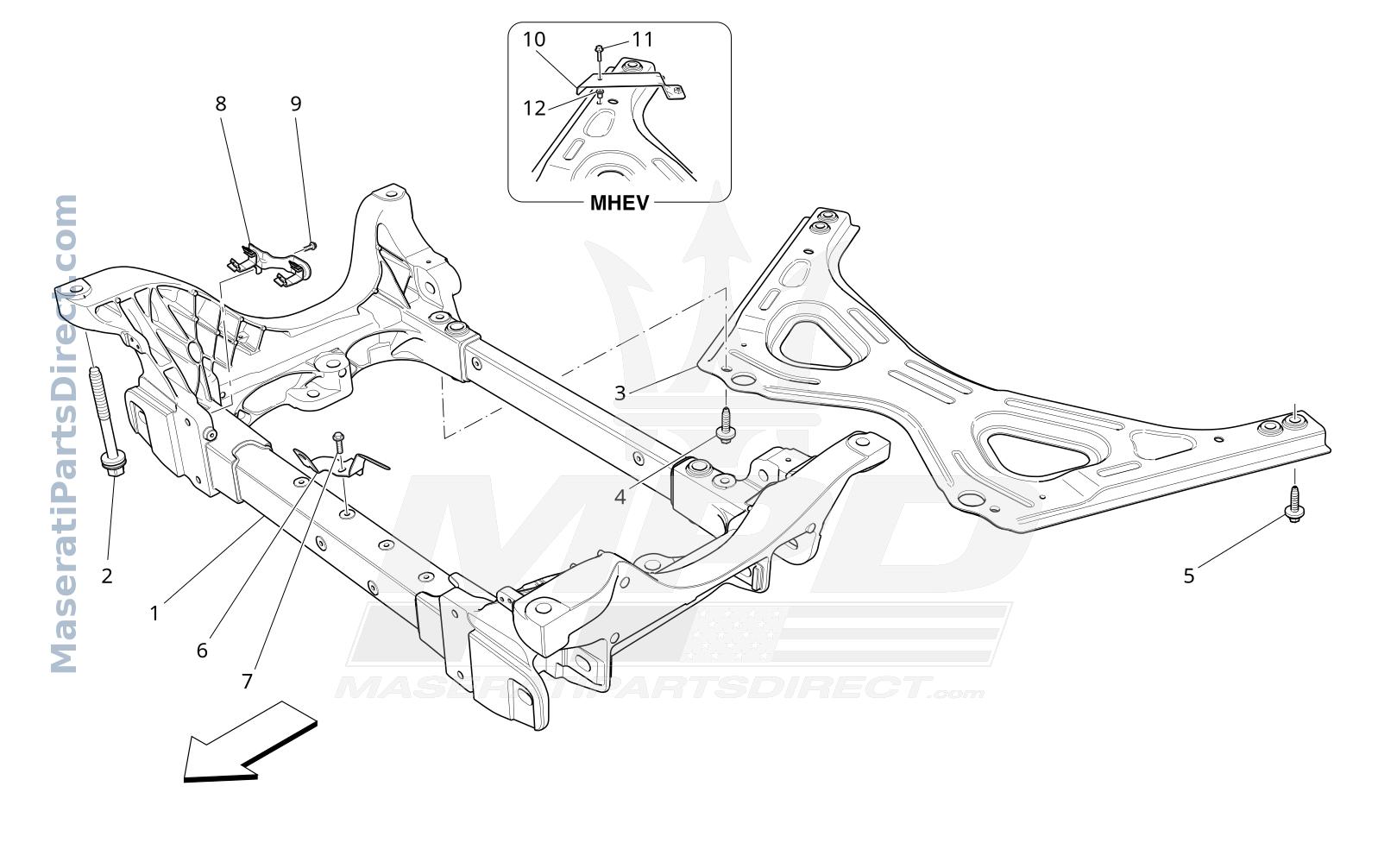 06.12 - 1 - FRONT UNDERCHASSIS Diagram