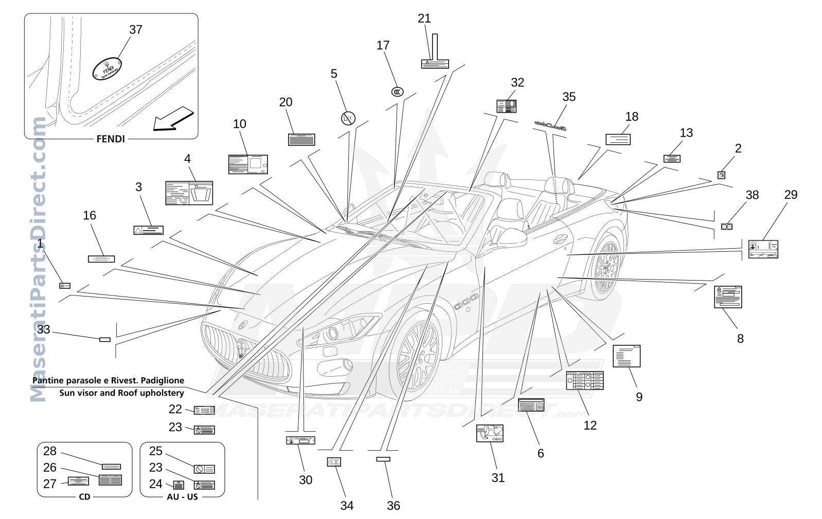 09.17 - 1 - STICKERS AND LABELS Diagram