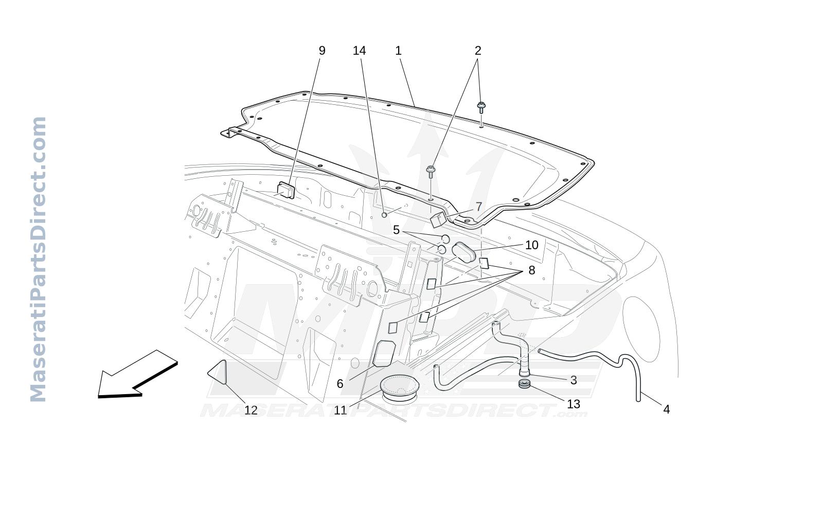 09.82 - 1 - ELECTRICAL CAPOTE: TOP HOUSING Diagram