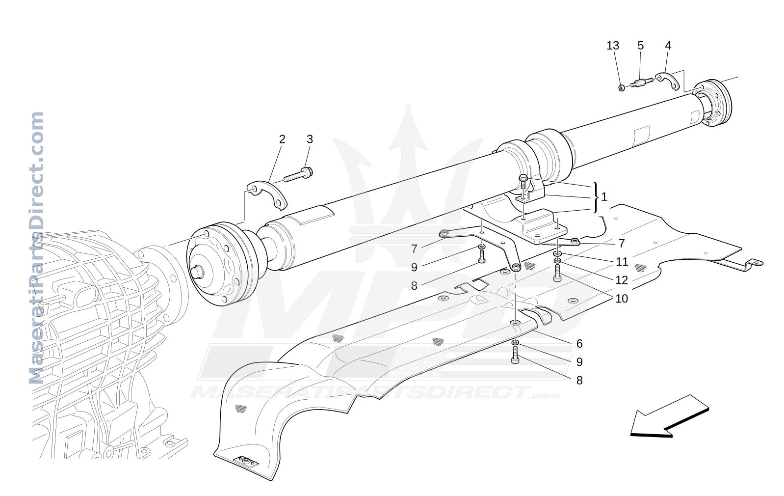 03.30 - 1 - TRANSMISSION SHAFT Diagram