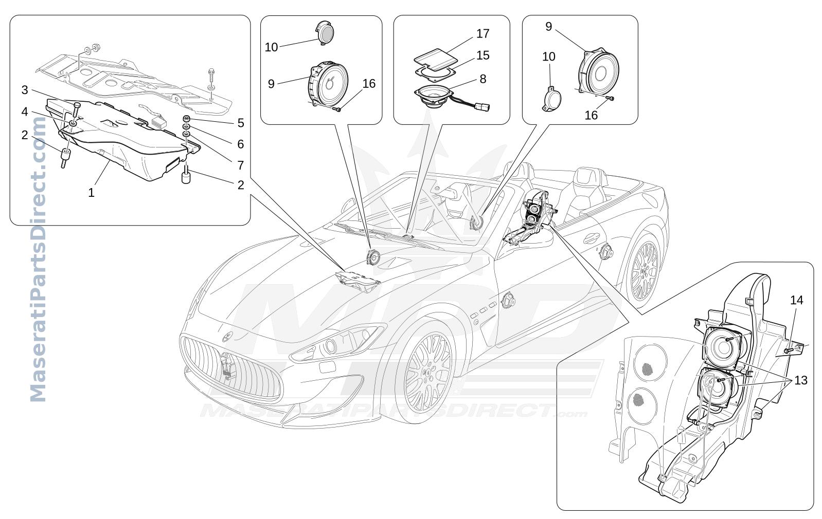 08.70 - 1 - SOUND DIFFUSION SYSTEM Diagram