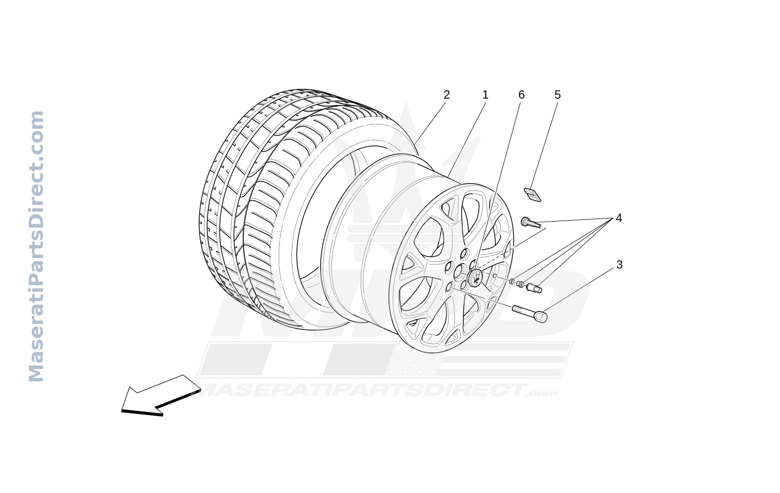 06.00 - 1 - WHEELS AND TYRES Diagram