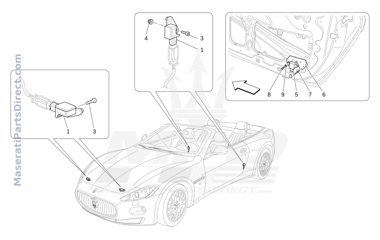 07.05 - 1 - CRASH SENSORS Diagram