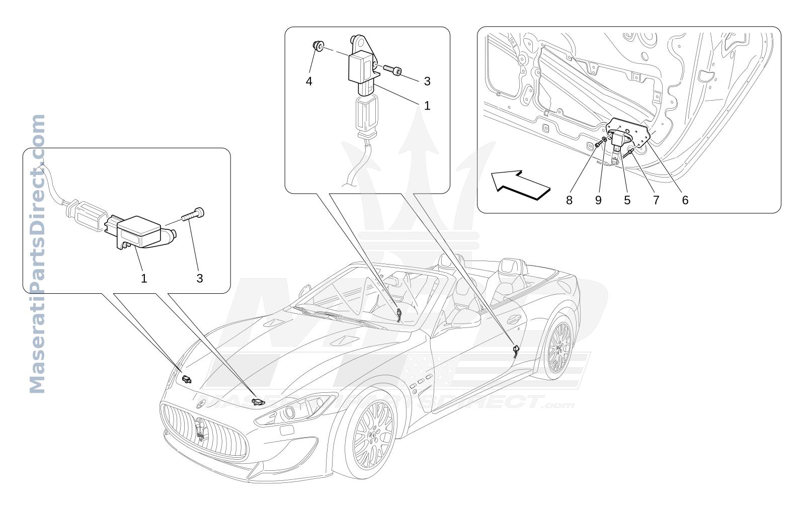 07.05 - 1 - CRASH SENSORS Diagram