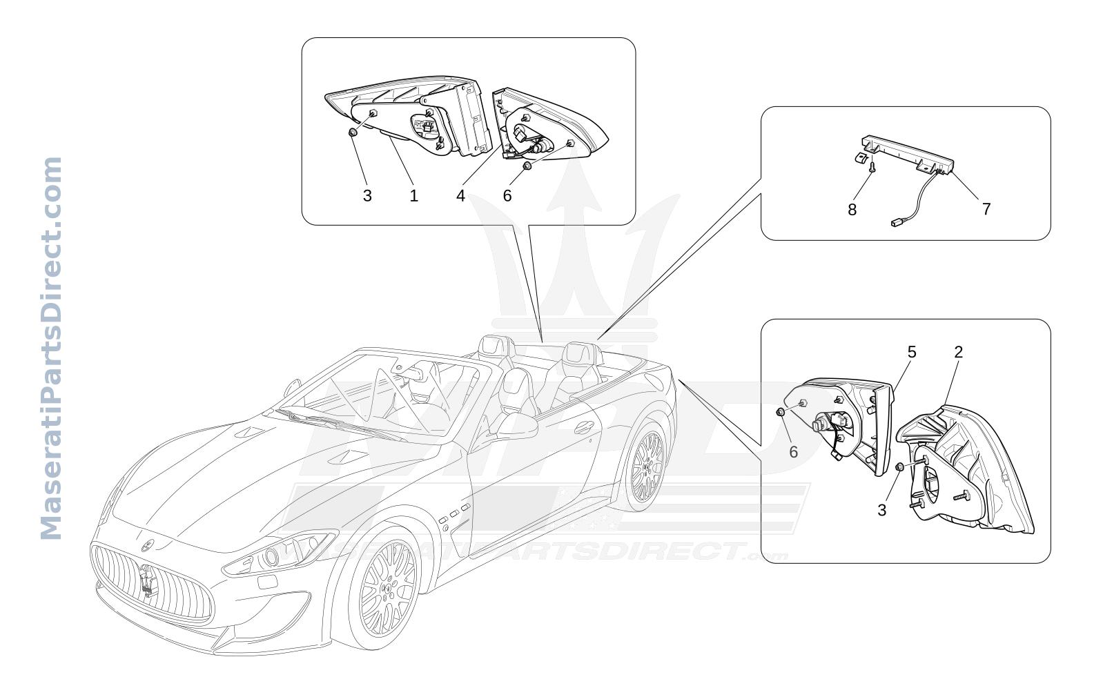 08.31 - 1 - TAILLIGHT CLUSTERS Diagram