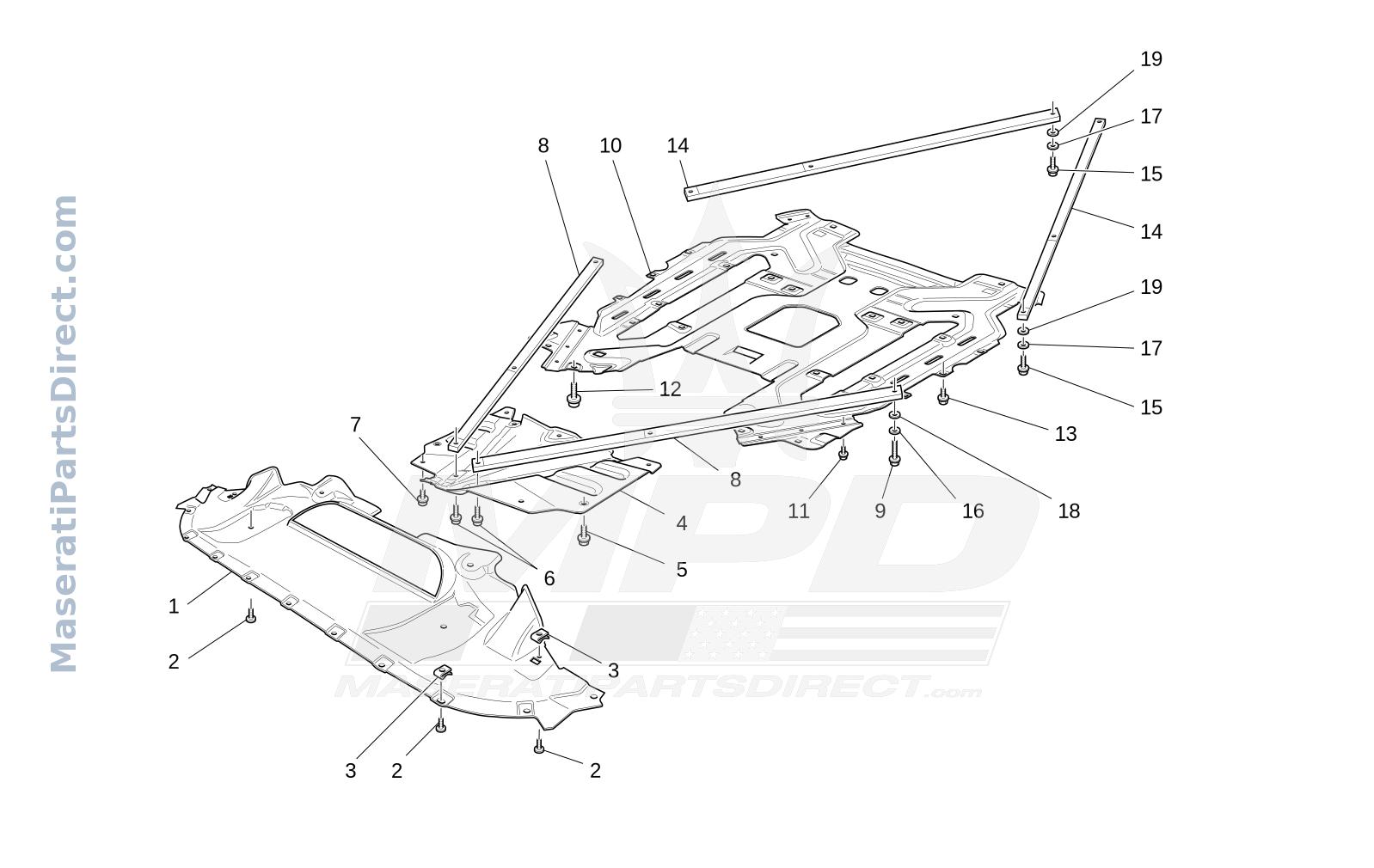 09.14 - 1 - UNDERBODY AND UNDERFLOOR GUARDS Diagram
