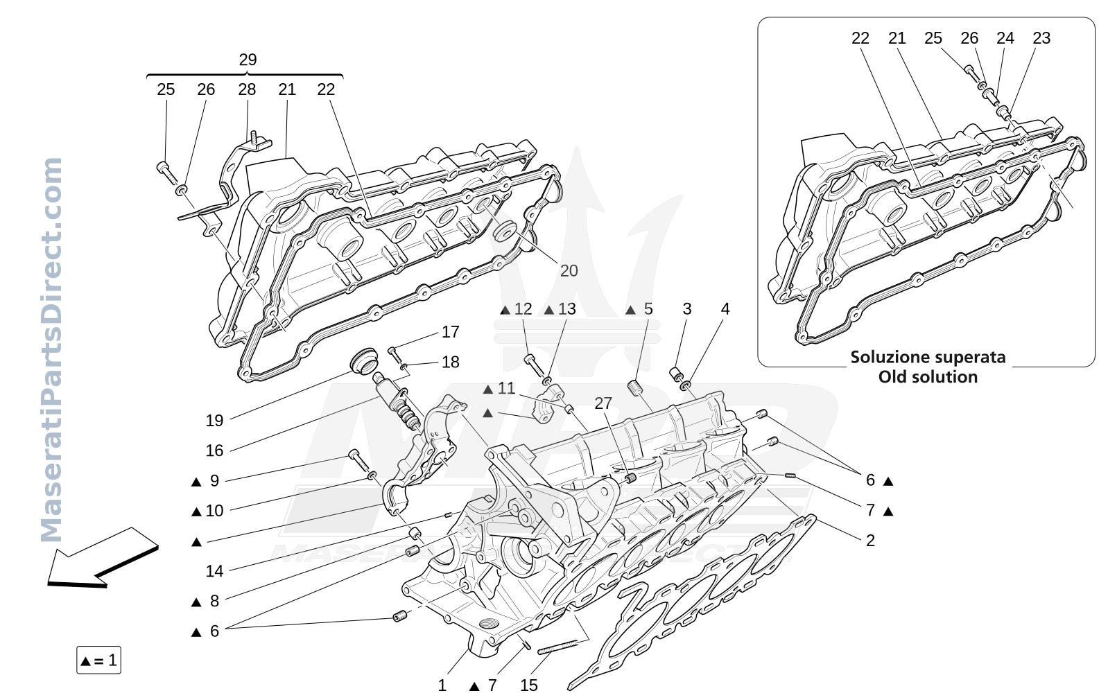01.20 - 1 - RH CYLINDER HEAD Diagram