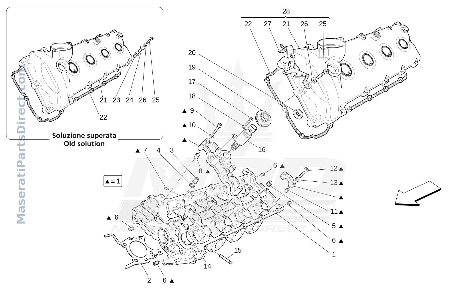 01.21 - 1 - LH CYLINDER HEAD Diagram