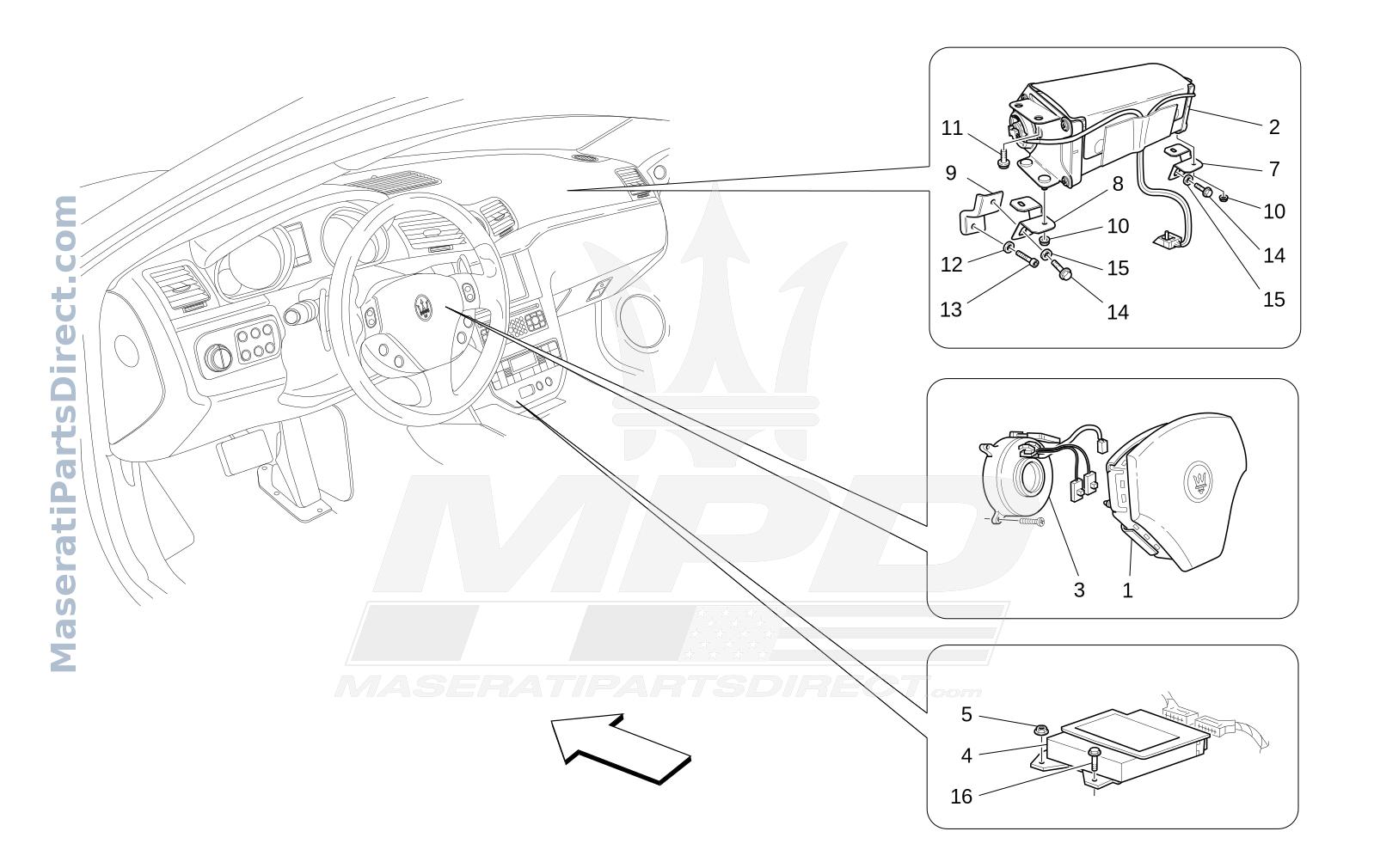 07.00 - 1 - FRONT AIRBAG SYSTEM Diagram