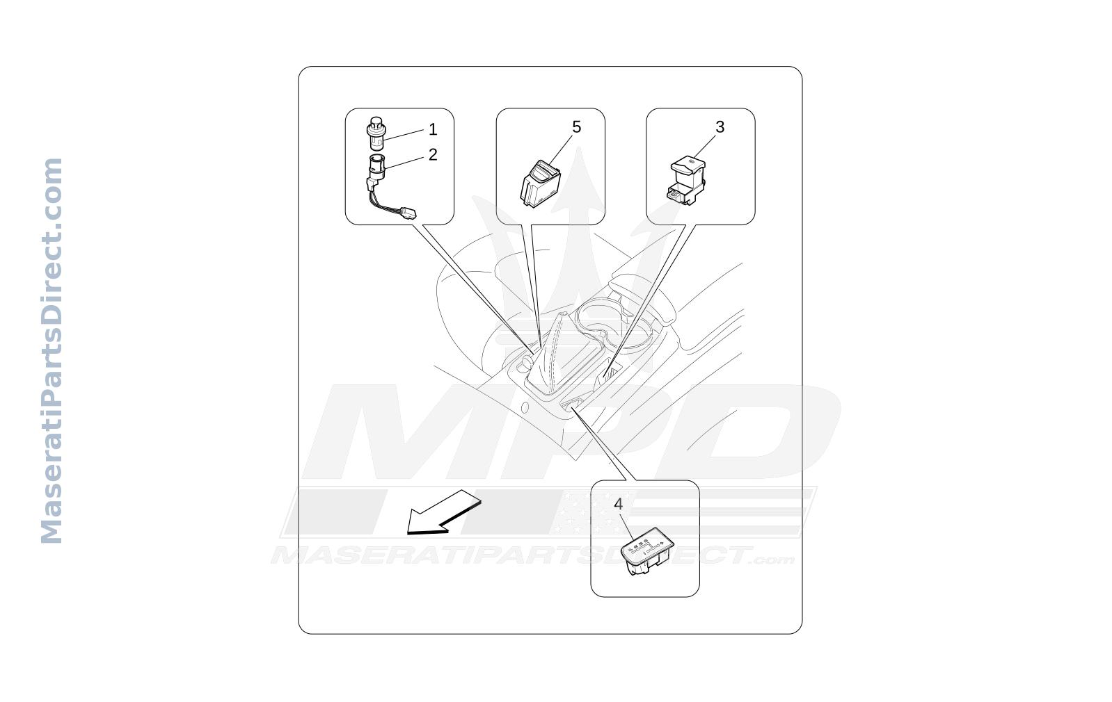 08.51 - 1 - CENTRE CONSOLE DEVICES Diagram