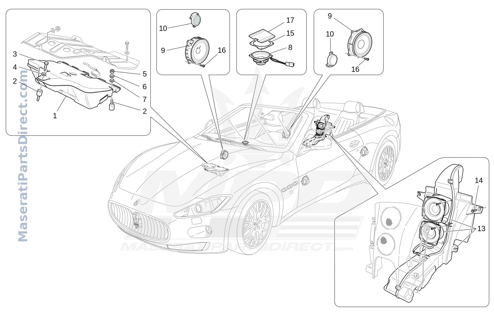08.70 - 1 - SOUND DIFFUSION SYSTEM Diagram