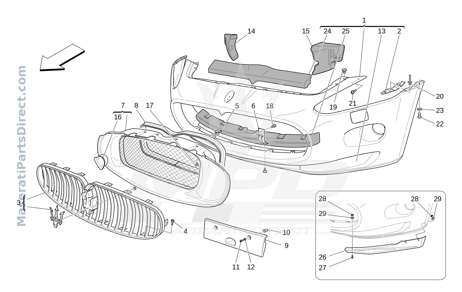 09.10 - 3 - FRONT BUMPER Diagram
